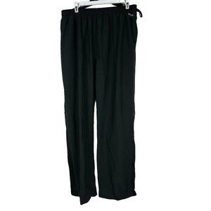 Reebok Youth Boys Black Athletic Pants Size XL Elastic Waist Drawstring